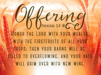 Harvest Sowing Offering Motion