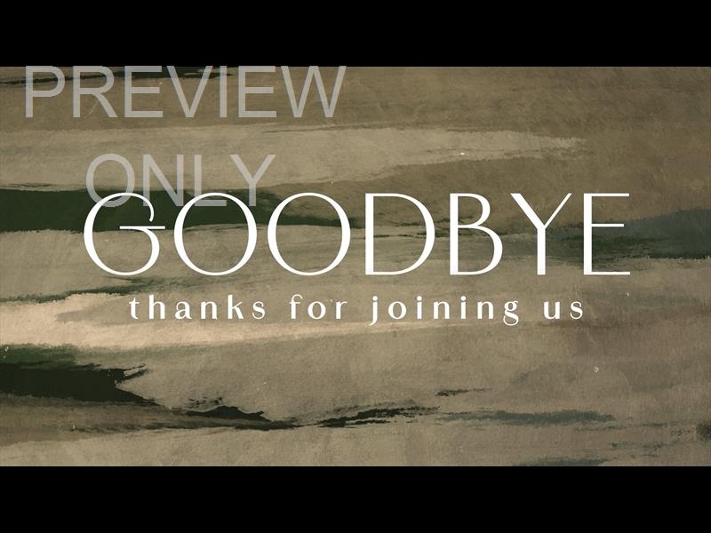 Tannenbaum Goodbye Still