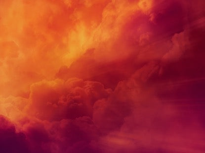 Orange Raspberry Clouds