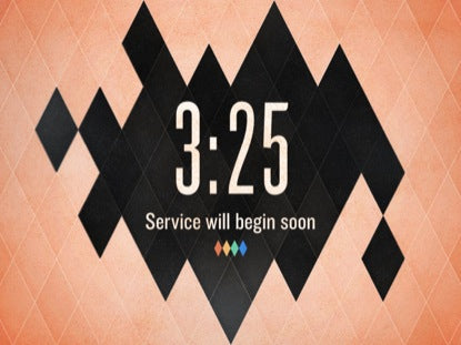 Subtle Argyle Countdown