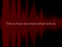 What Does Love Sound Like?