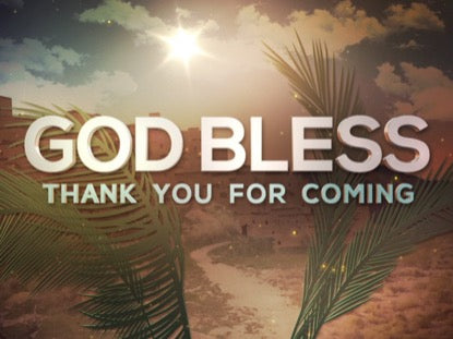 Palm Sunday Close