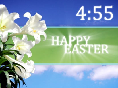 Easter Lily Sky Countdown