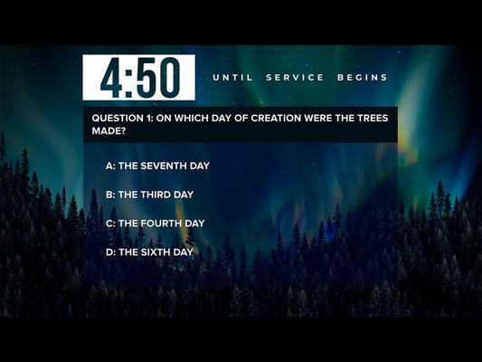 Aurora Glow Trivia Countdown