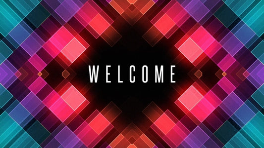 Mosaic Glow Welcome