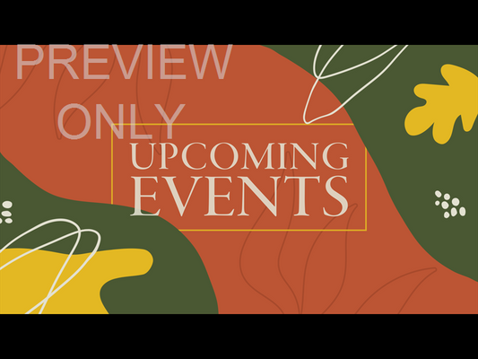 Fall - Volume Three: Upcoming Events Still