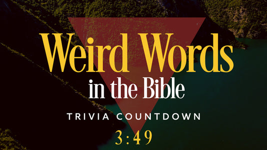 Weird Words trivia Countdown