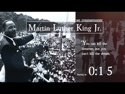 Martin Luther King Jr. Commemoration Countdown