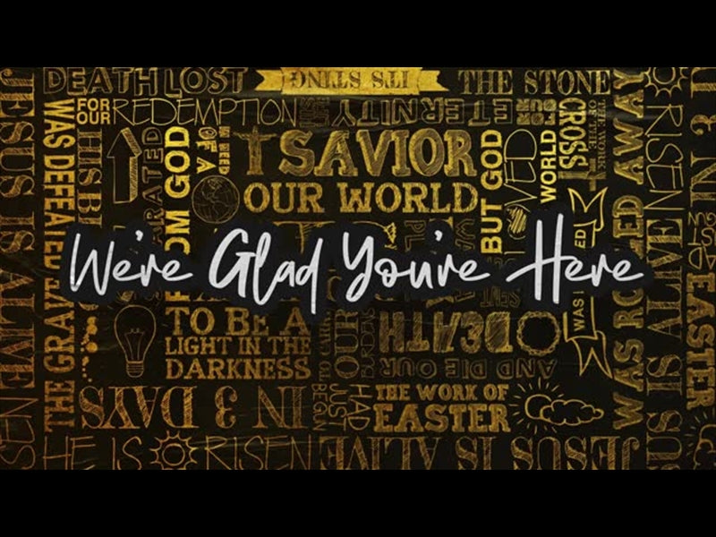Handwritten Easter Welcome
