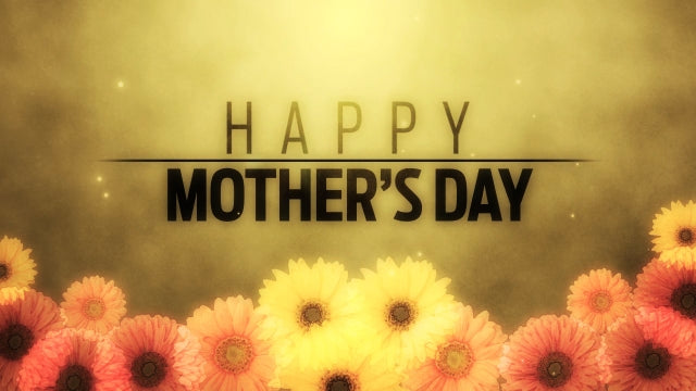 Floral Mother'S Day Title