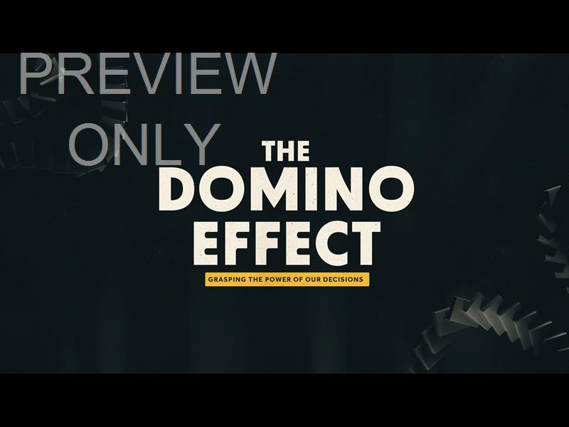 Domino Effect Title Still