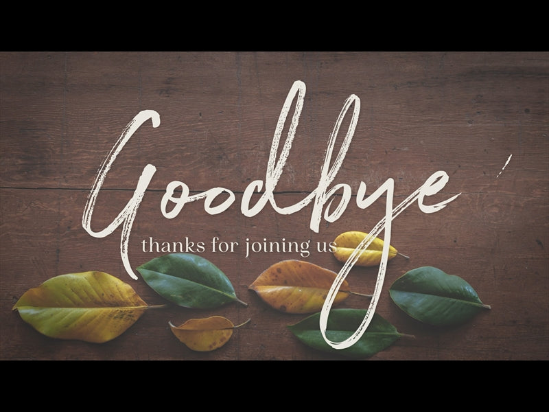 Giving Table Goodbye
