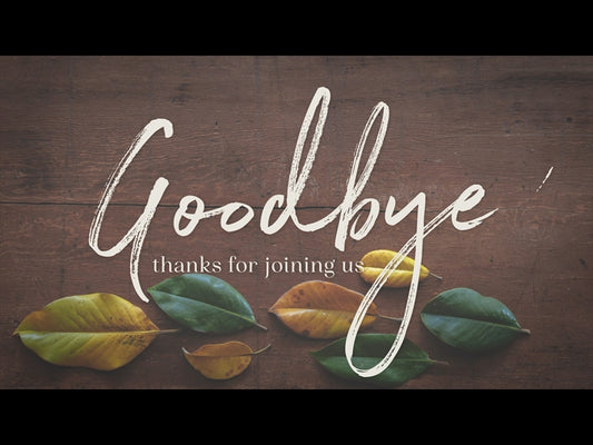 Giving Table Goodbye