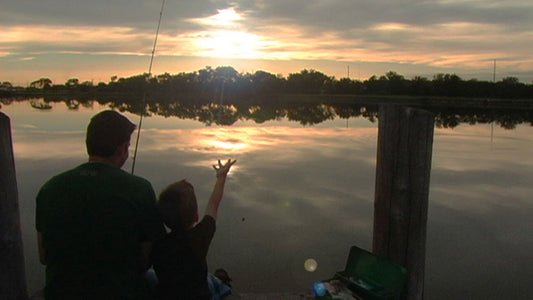Father And Son Fishing