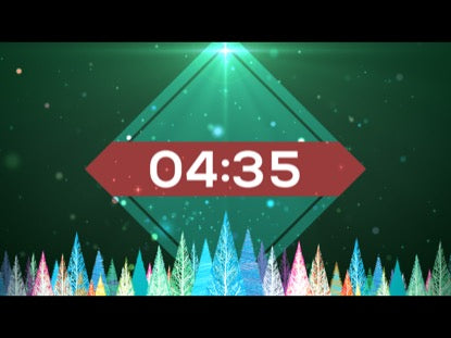 Colorful Christmas Trees Countdown