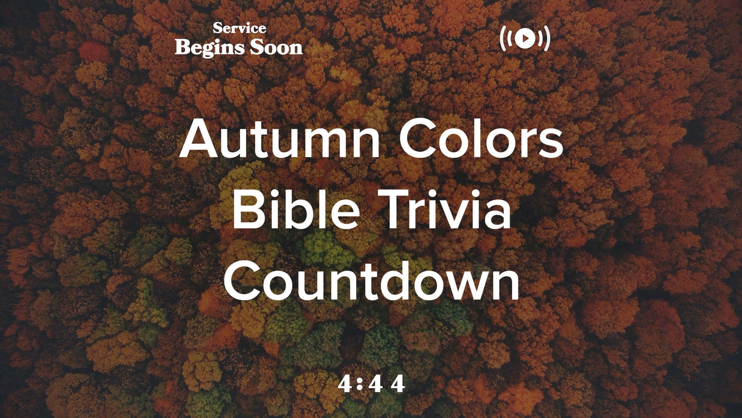 Autumn Colors Trivia Countdown