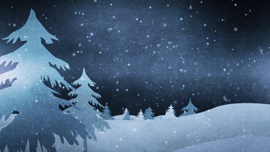 Christmas Forest Blue 5 Still