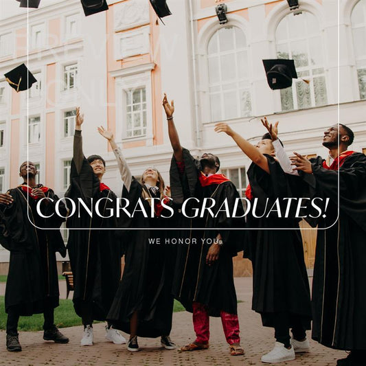 Congrats Grads Social Graphic Title