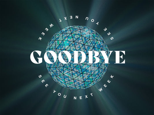 Bright New Year: Goodbye