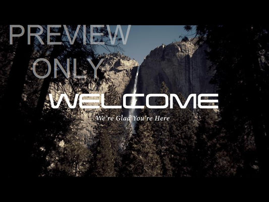 Yosemite River Welcome Still