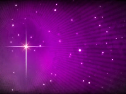 Star Of Bethlehem On Royal Purple Motion