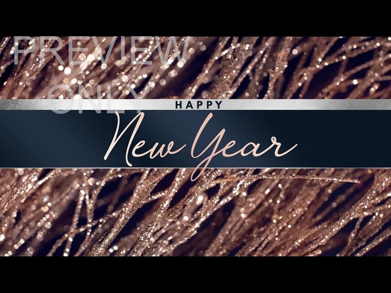 Christmas Gold New Year Still
