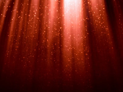Particles In Light Red