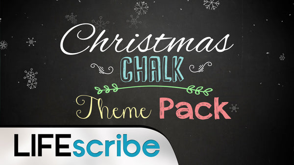 Christmas Chalk Theme Pack