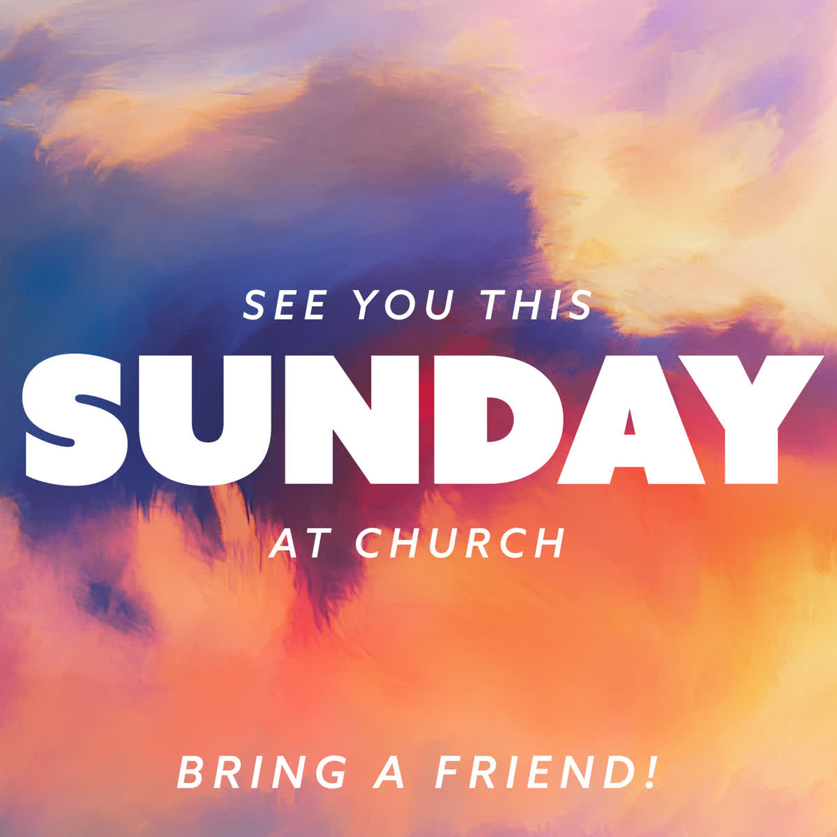 Painted Easter Sunday Social