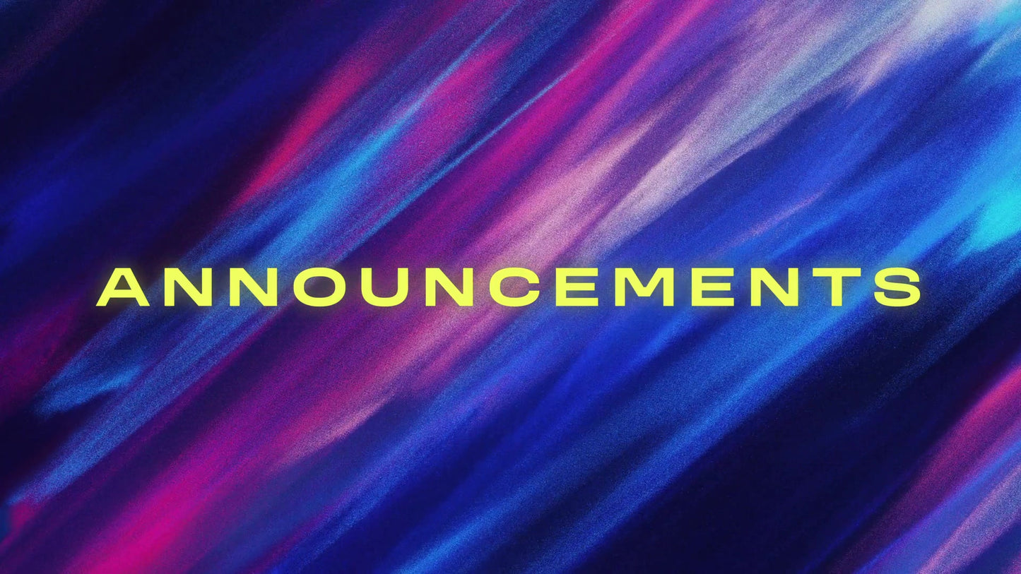 Mirage - Announcements