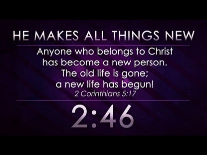 All Things New Countdown