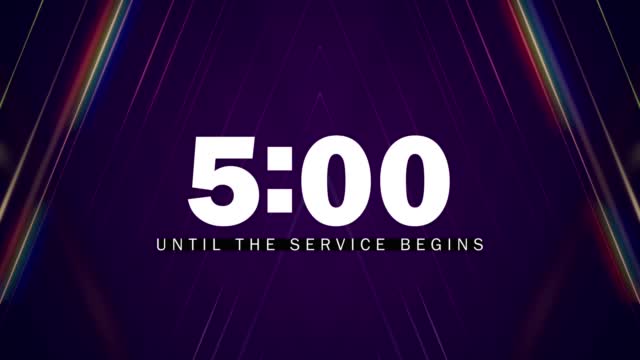 Chromatic Blur Countdown
