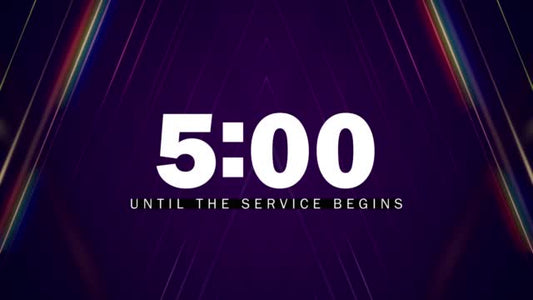 Chromatic Blur Countdown