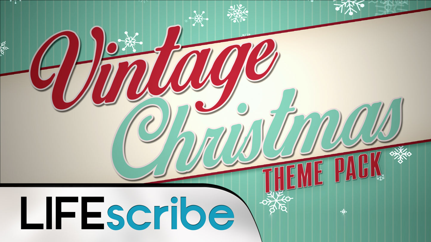 Vintage Christmas Theme Pack