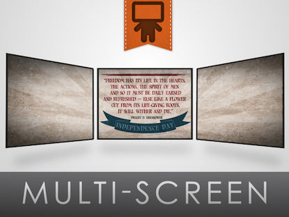 Vintage Independence Day Quote 2 Still Triple Wide