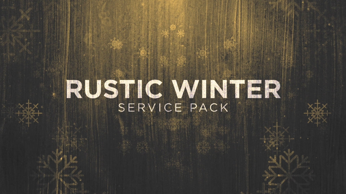 Rustic Winter Snow Service Pack
