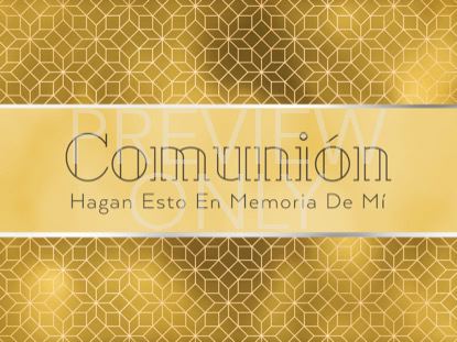 New Year Deco Communion Still - Spanish