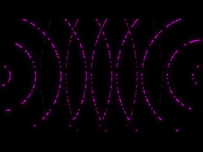 Rainbow Radio Waves Black