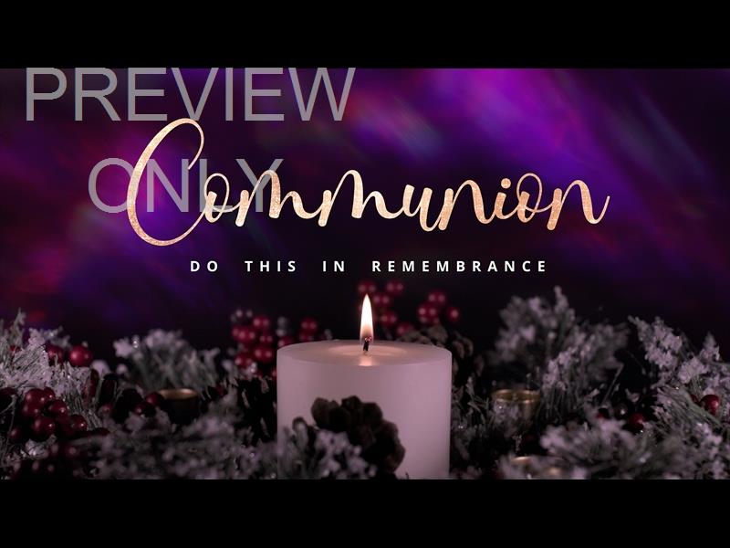 Advent Wreath Communion Still