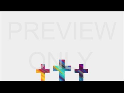 Colorful Easter Cross Still