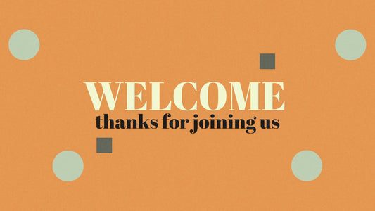 Retro Color Welcome