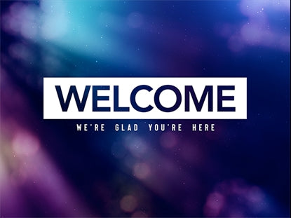 Bokeh Glow Welcome