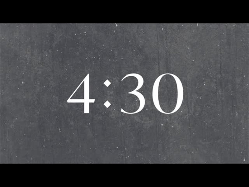 A Time Of Prayer Countdown