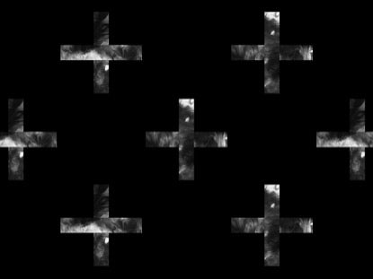 Spinning Crosses Bw