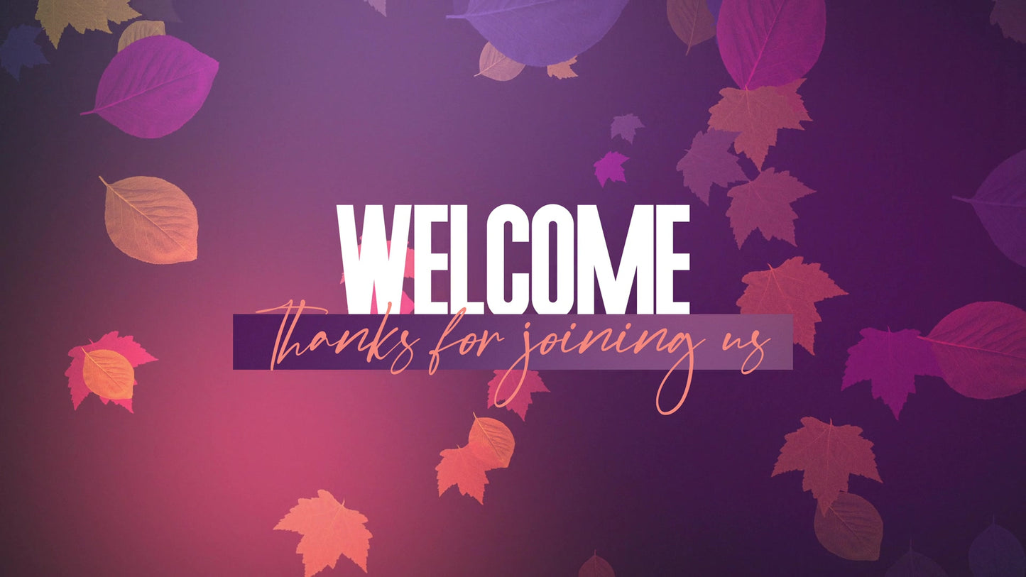 Vibrant Fall Welcome