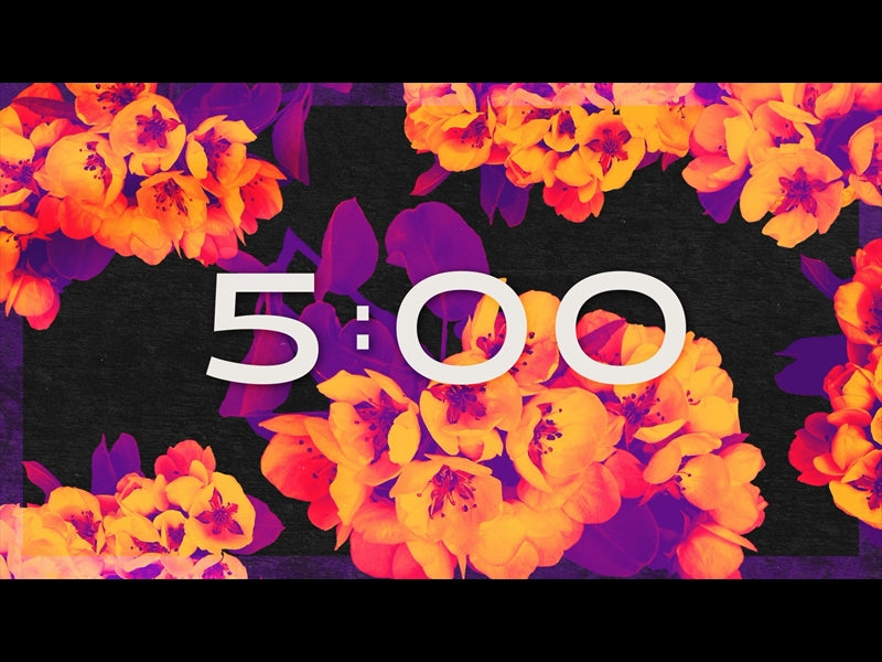 Bold Blooms Countdown