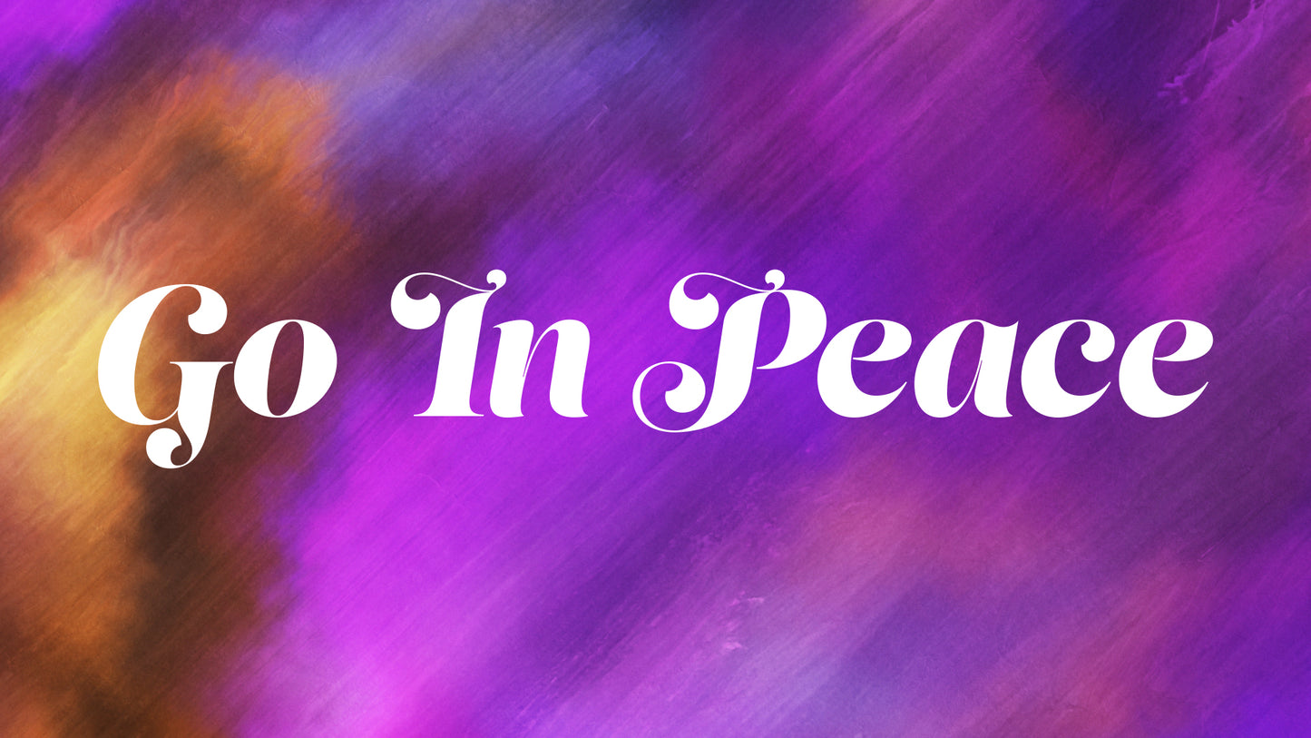 Easter Paint Go In Peace Still