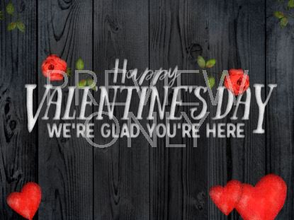 Wooden Valentine Holiday Still
