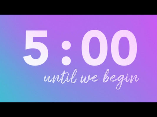 Soft Gradient Countdown