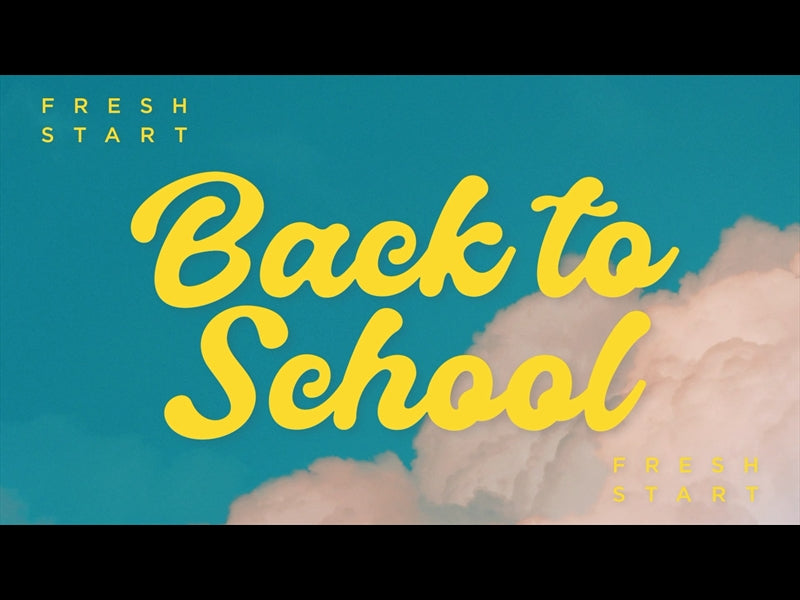 Blue Skies Back To School